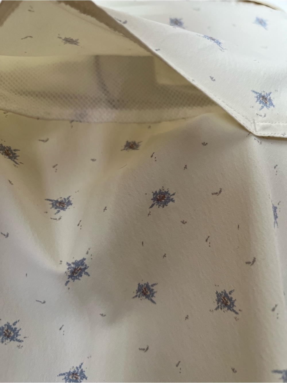 Poncho Estacado Classic Western Shirt Cream Outdoors UPF 50+ Large - Picture 9 of 12